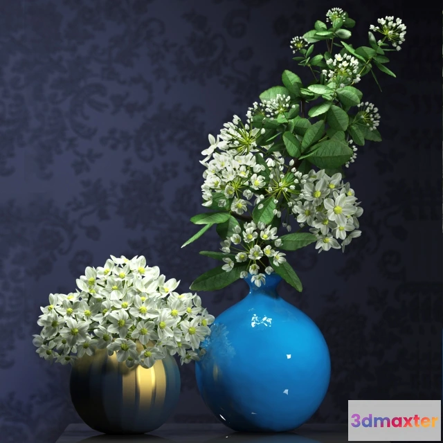 1607062 - decoration - Flower set 3D Max