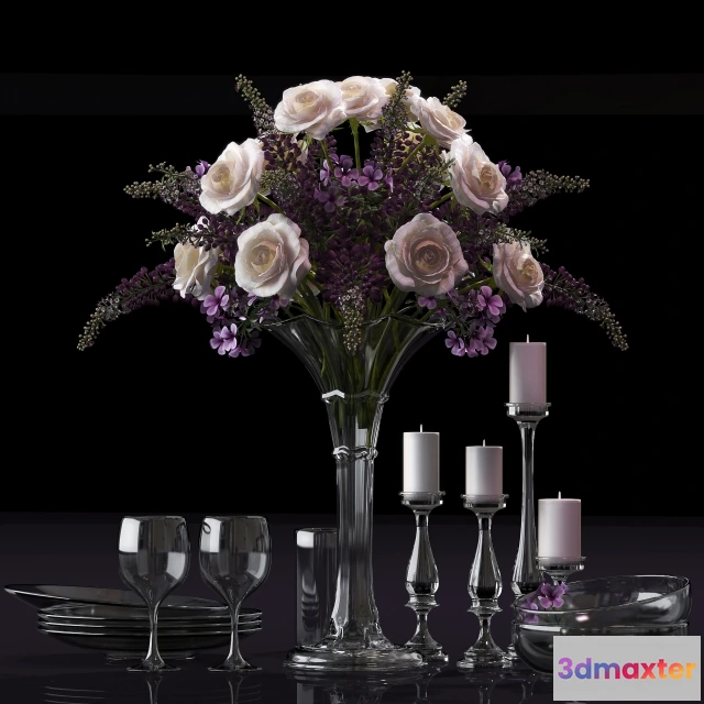 1607078 - decoration - Vase set 3D Max