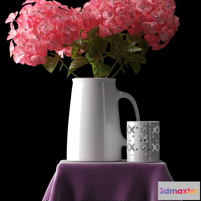 1607154 - decoration - Flower set 3D Max