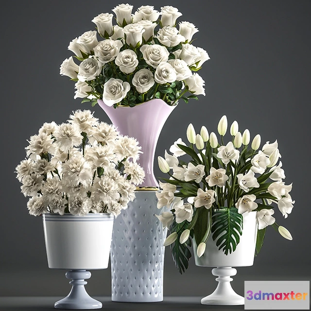 1607442 - decoration - FLAWERS SET 3D Max
