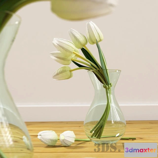 1607612 - decoration - Glass vase curvy 3D Max