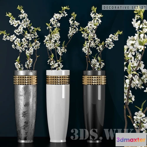 1607640 - decoration - DECORATIVE SET 27 3D Max