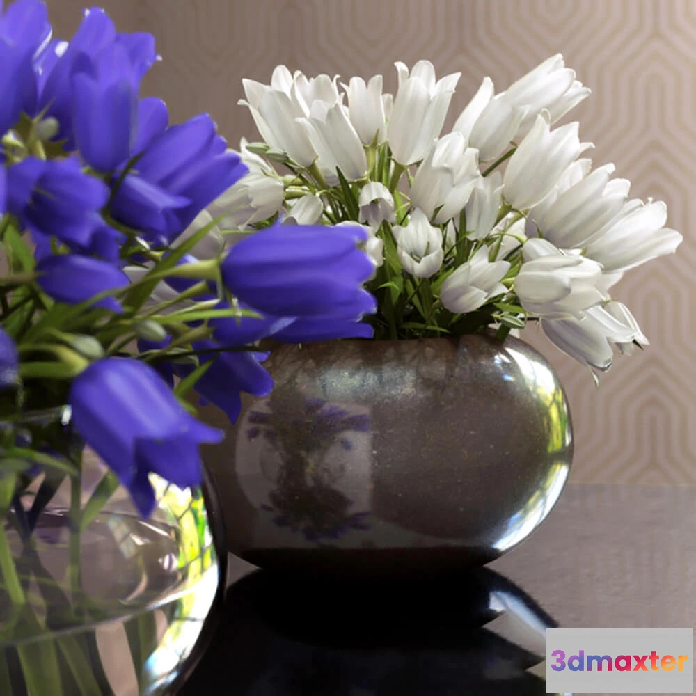 1608270 - decoration - Beautiful flowers 3D Max