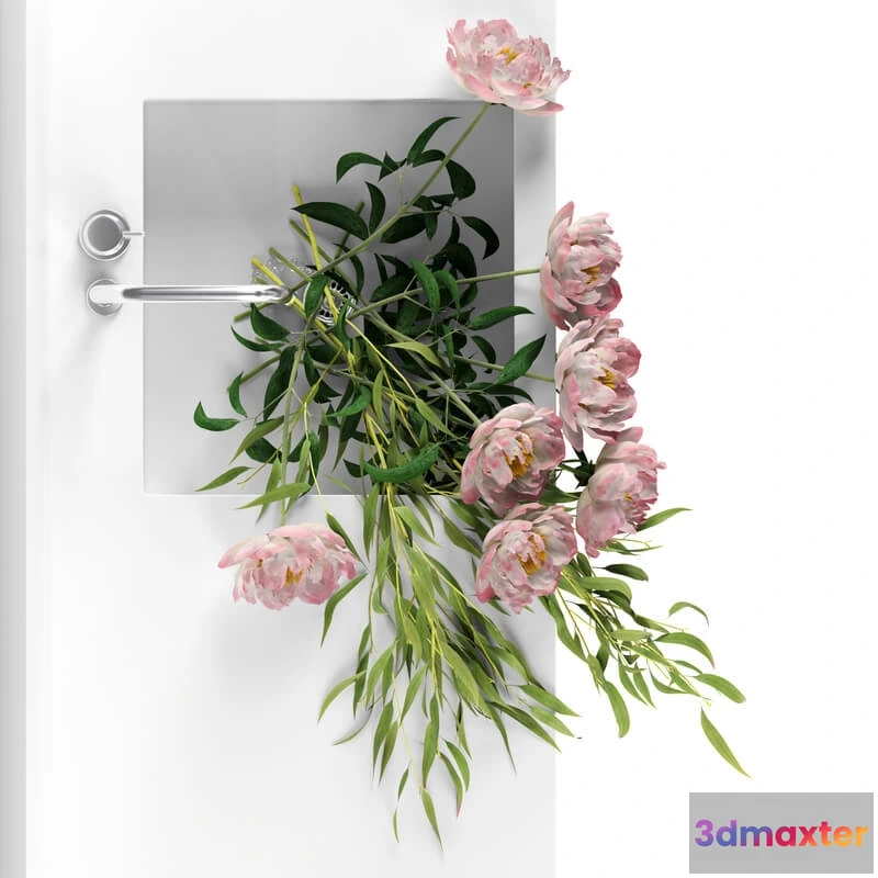 1608296 - decoration - Peonies in sink 3D Max