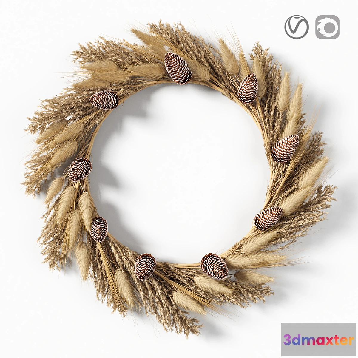 594716 - Dry grass wreath