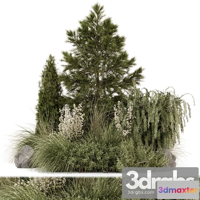 1011286 - Outdoor Plants Bush Collection Bush Set 1578