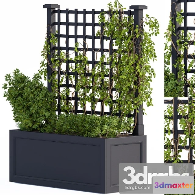 1063604 - Outdoor plant box black