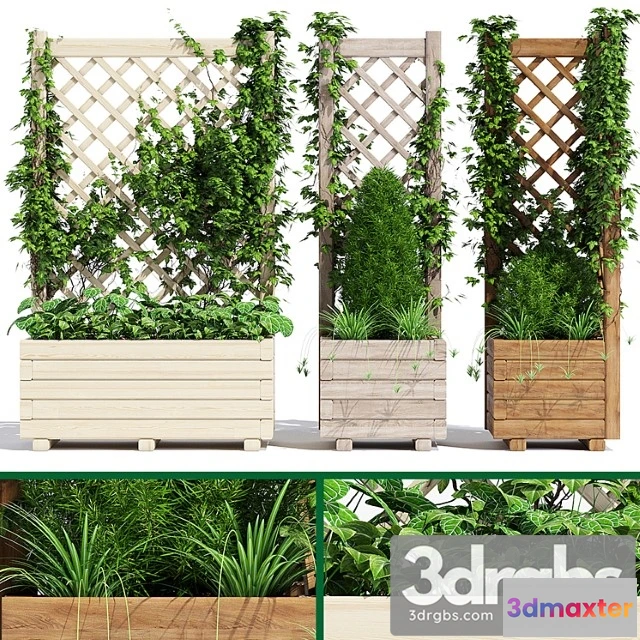 1063854 - Planter with trellis