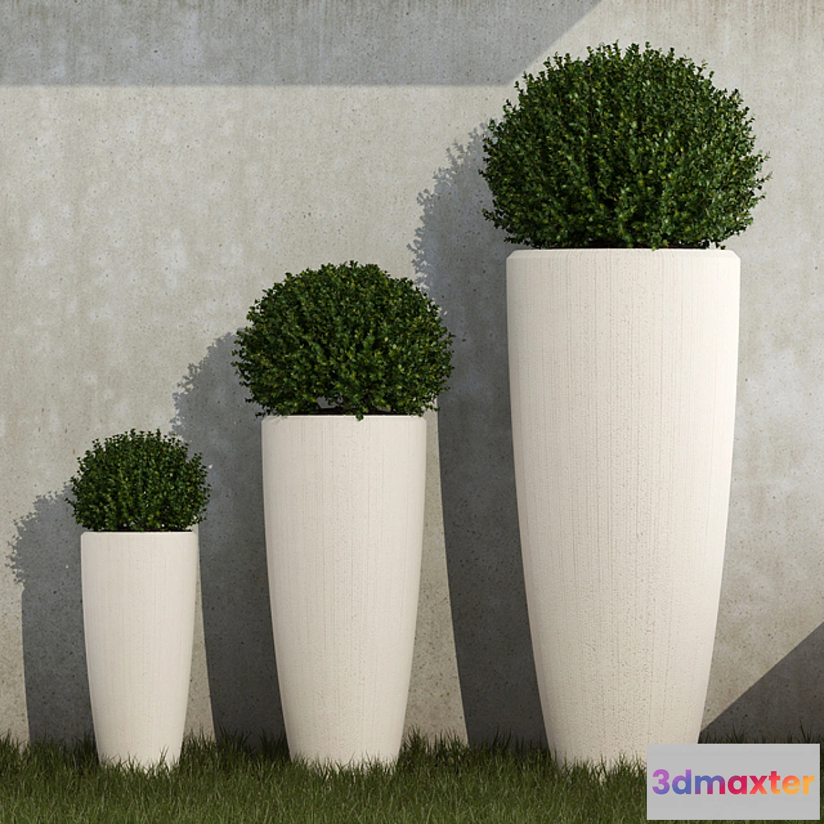 1288072 - Outdoor Planters 02 3D Max