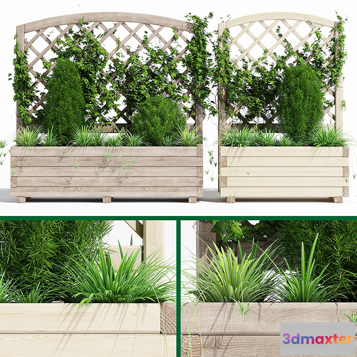 1309803 - Toulouse planter 3D Max