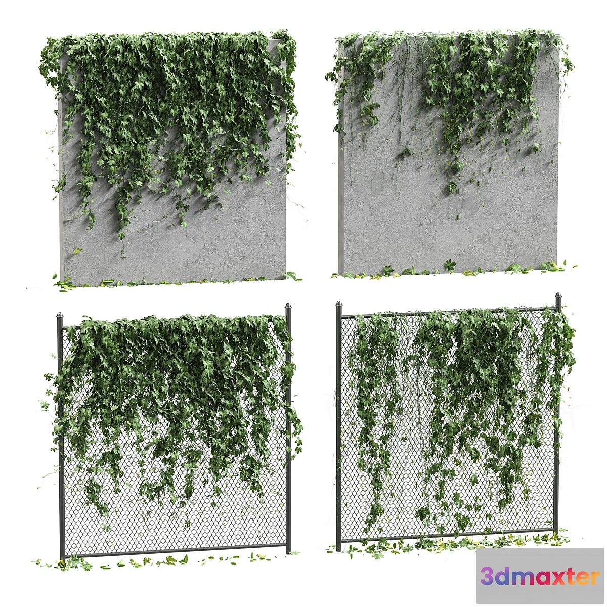 1339790 - Hops for the fence. 4 models 3D Max