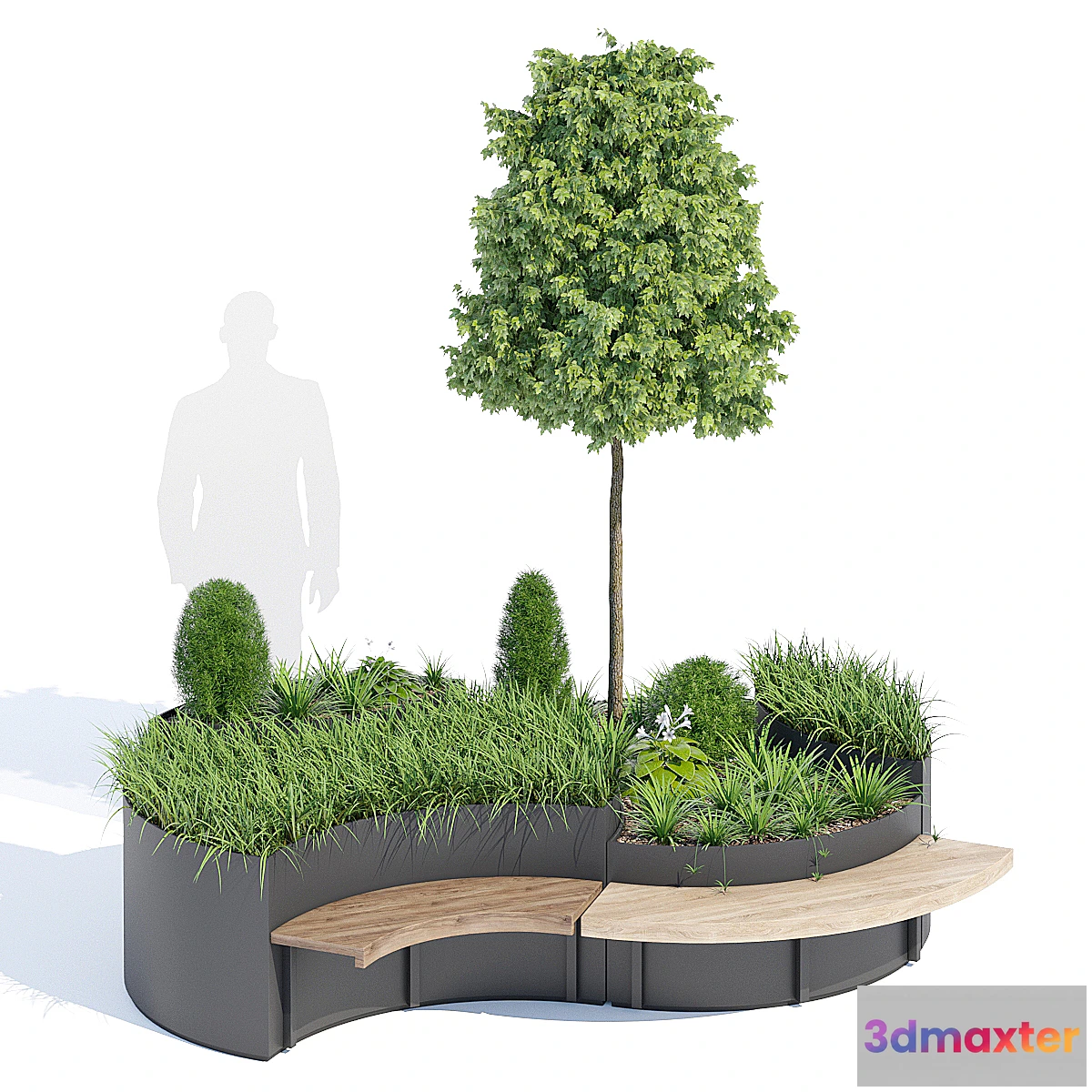 1343836 - Flo planter 3D Max