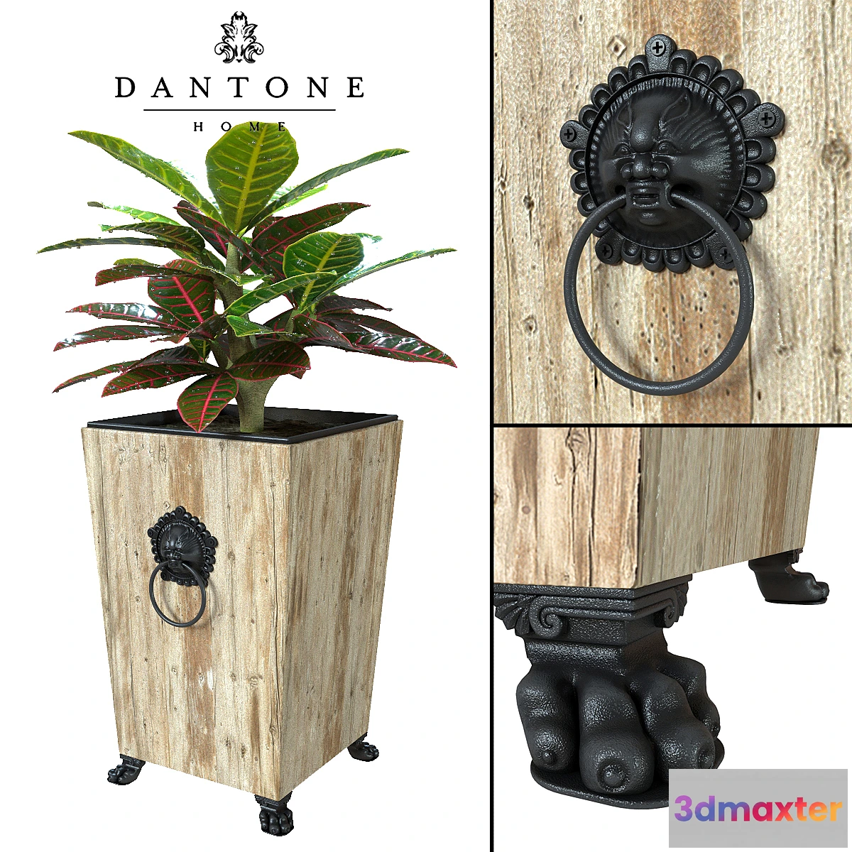 1395554 - Flowerpot by Dantone Home + codiaeum (perezalivka) 3D Max