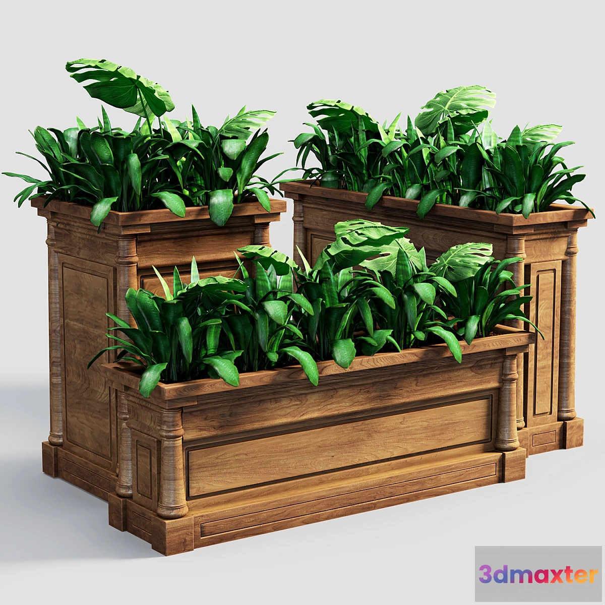 1407580 - Planter set 1 3D Max