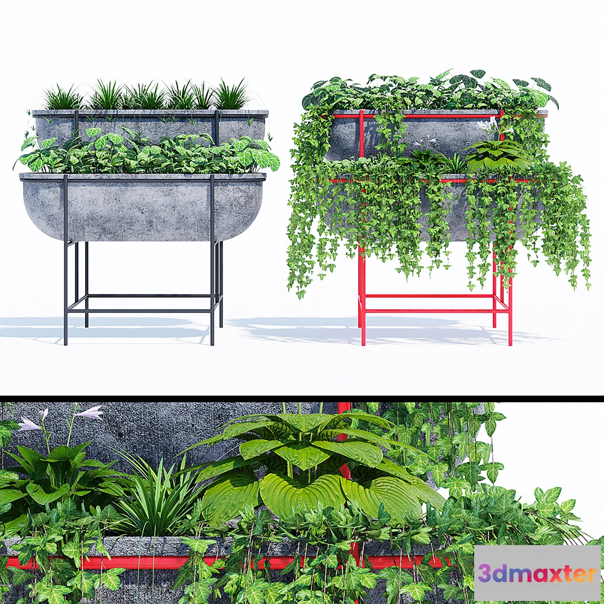 1464506 - Tiered 3D Max