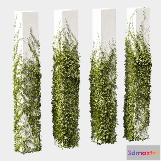 1560659 - Leaves for square columns. 4 models 3D Max