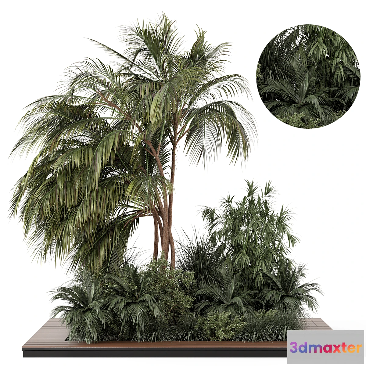 618149 - Outdoor Garden set bush and Tree - Garden Set 944