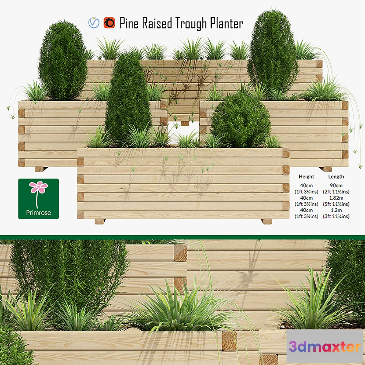 662615 - Pine planter