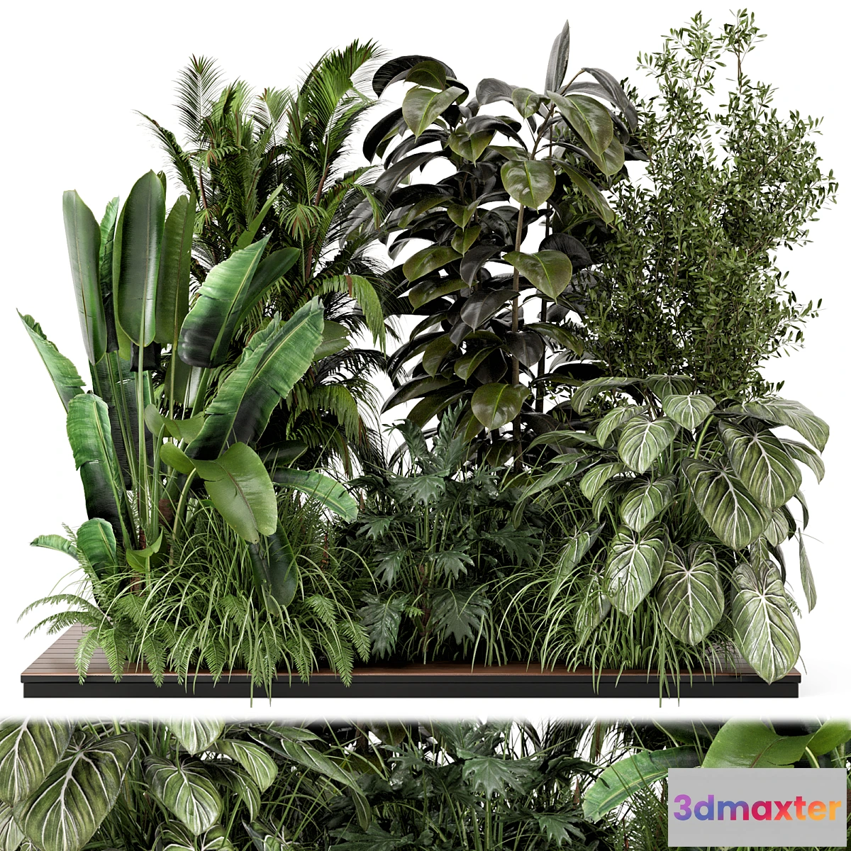 675935 - Outdoor Garden Set Bush and Tree - Garden Set 999