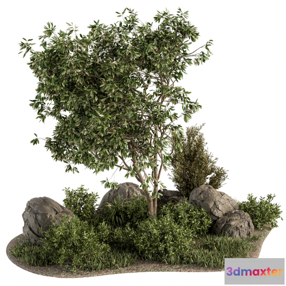 688276 - Garden set Tree and Bush - Garden Set 17