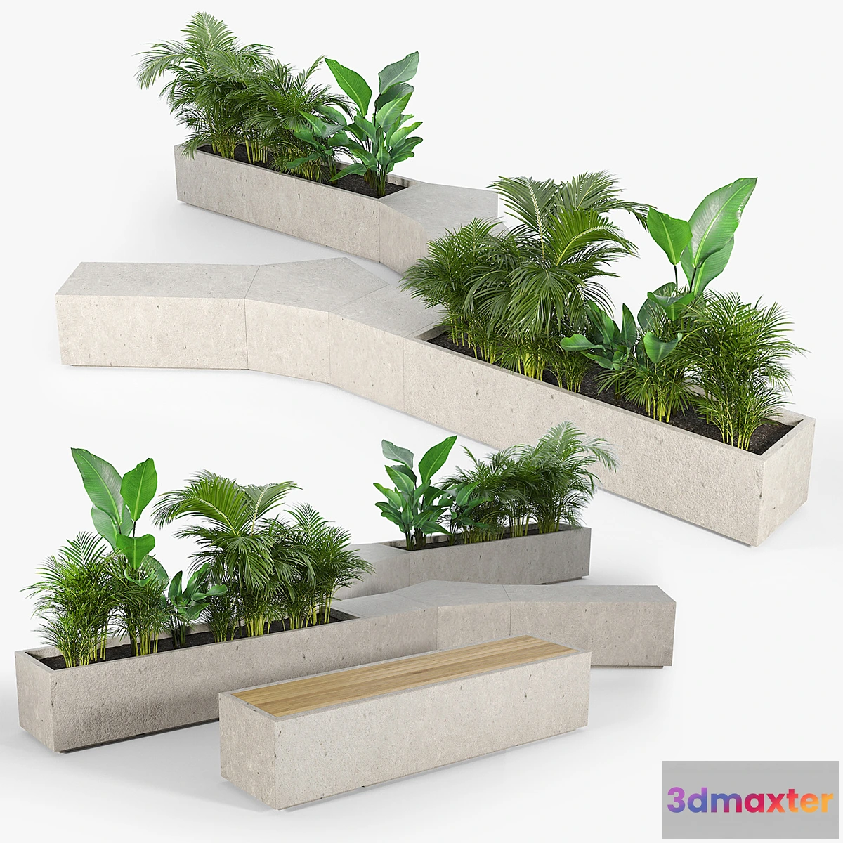 714586 - BOX PLANTER Tropics - No.2