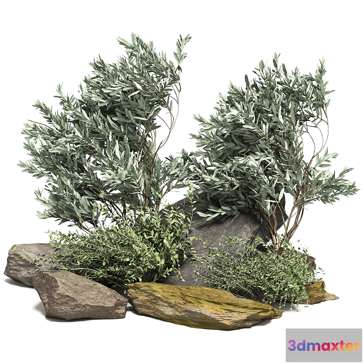 739353 - Stone + Bush Pack 7 - No.2