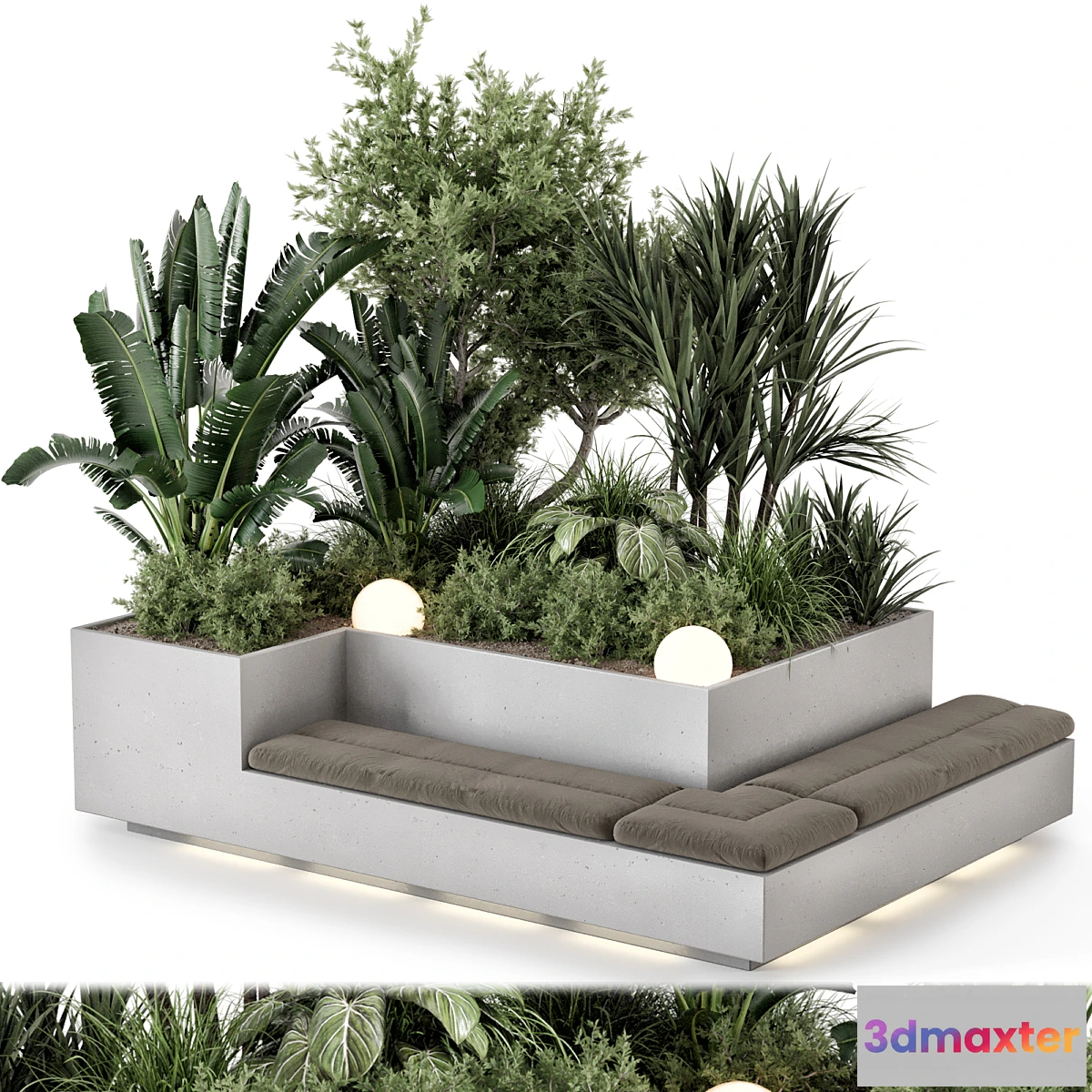 778077 - Backyard and Landscape Set Bush and Tree - Set 1180 - No.2