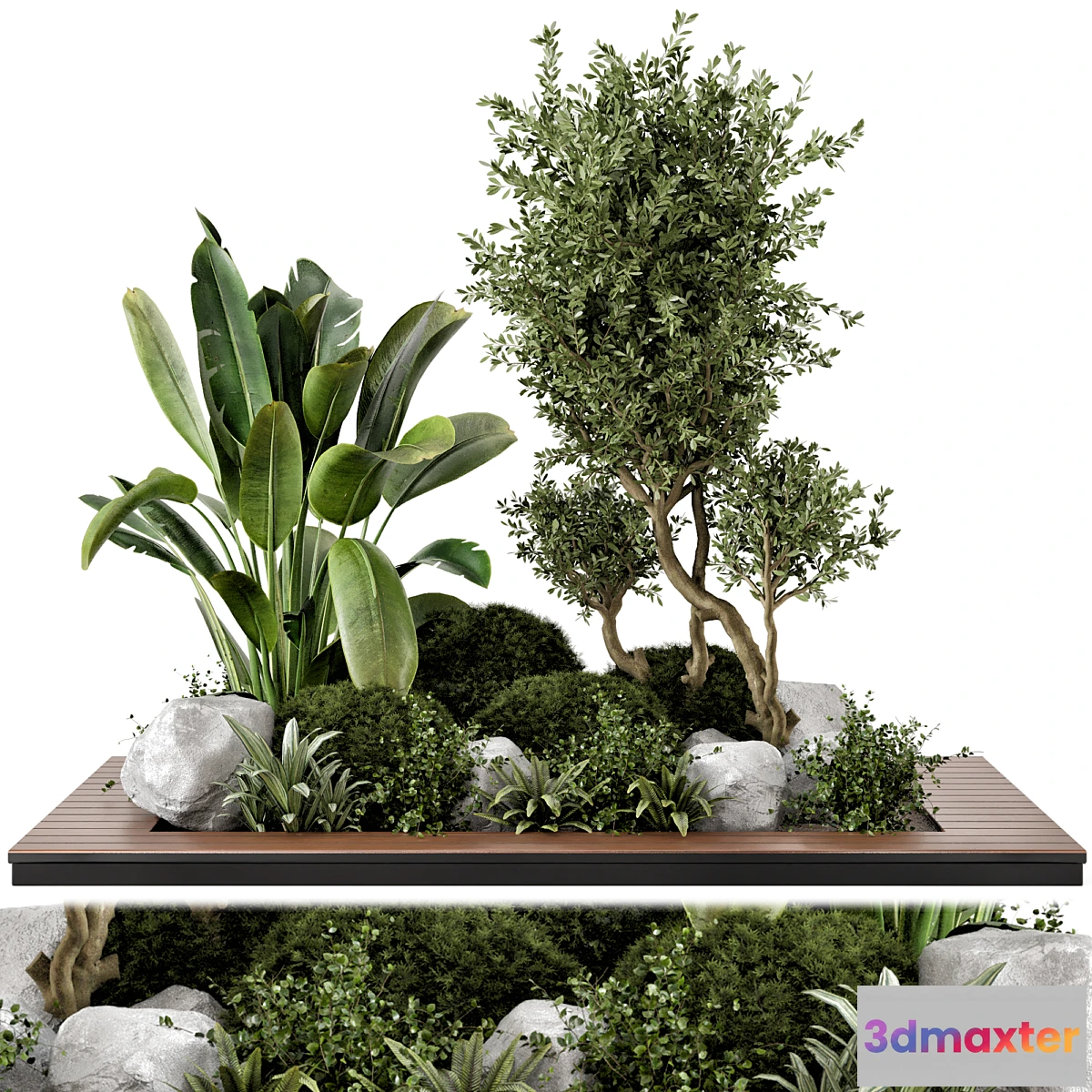 778085 - Outdoor Garden Set Bush and Tree - Garden Set 908 - No.2