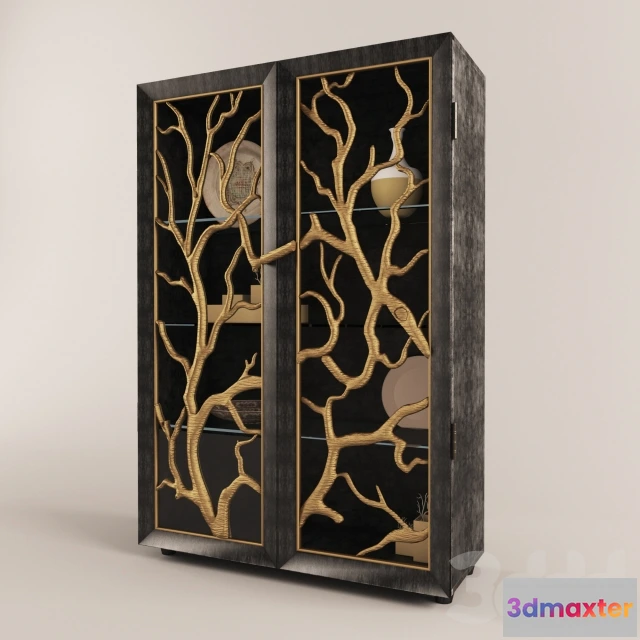 1093866 - Tree Branch Display Cabinet - 227423