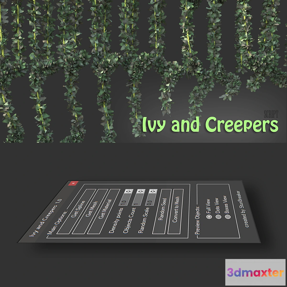 1392196 - Ivy & Creepers v1.0 3D Max