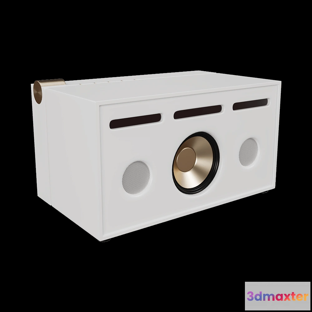 1667494 - La Boite Concept - Speaker PR01 PURE WHITE 3D Max