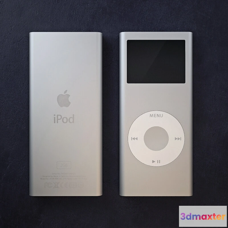 1667530 - technology - Apple iPod Nano 2 3D Max