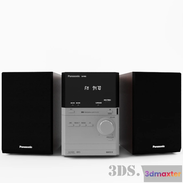 1667568 - technology - Music center Panasonic SA-PM5 3D Max