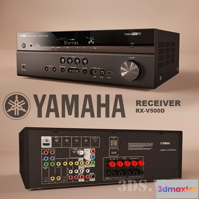 1667570 - technology - Receiver YAMAHA RX-V500D 3D Max
