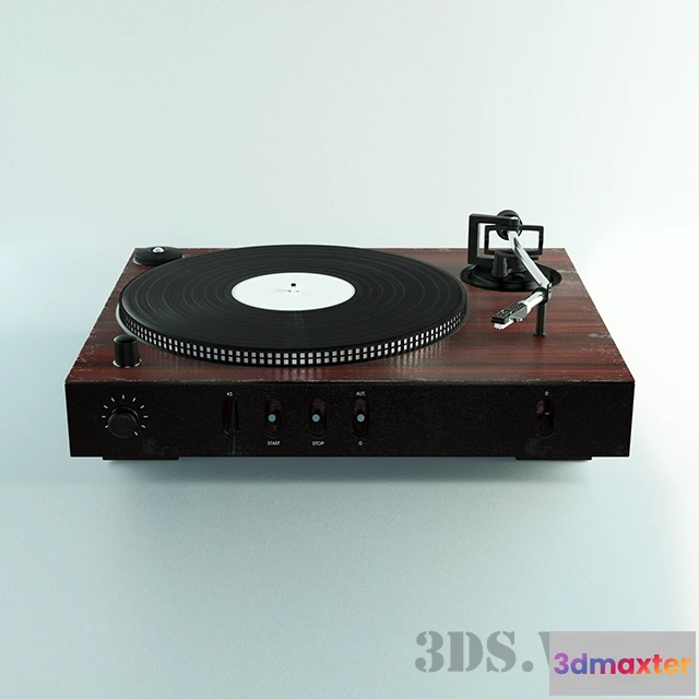 1667582 - technology - Record player 3D Max
