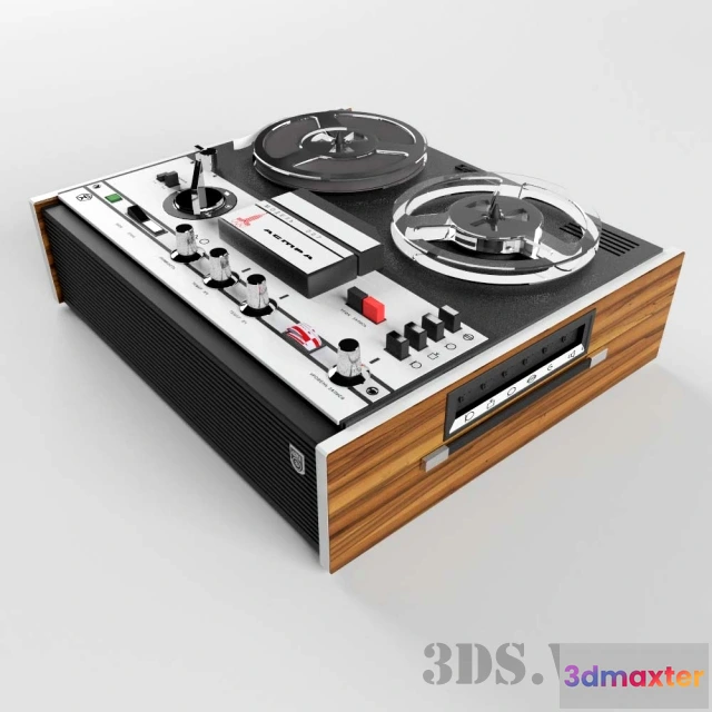 1667596 - technology - Astra-207 tape recorder 3D Max