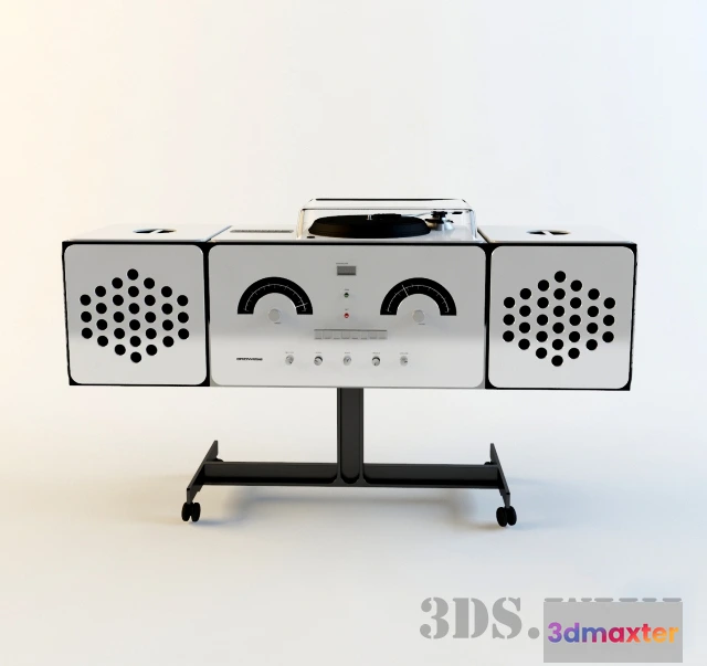 1667600 - technology - Designer radio BRIONVEGA RR 226 3D Max