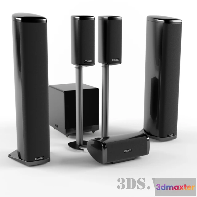 1667608 - technology - Acoustic system Mission Elegante E8 3D Max