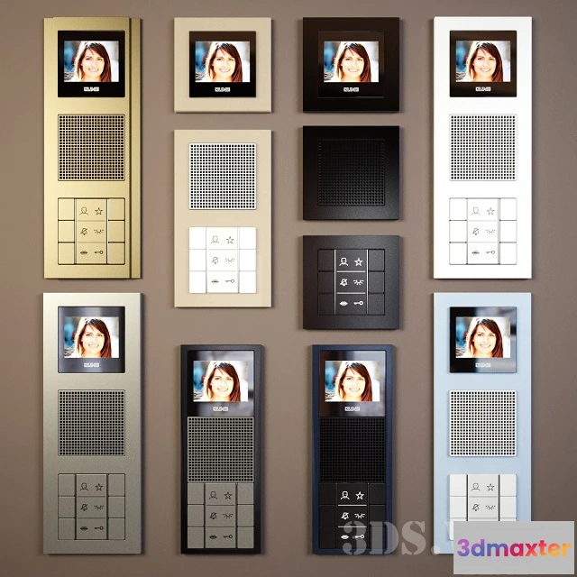 1667738 - technology - JUNG doorphones 3D Max