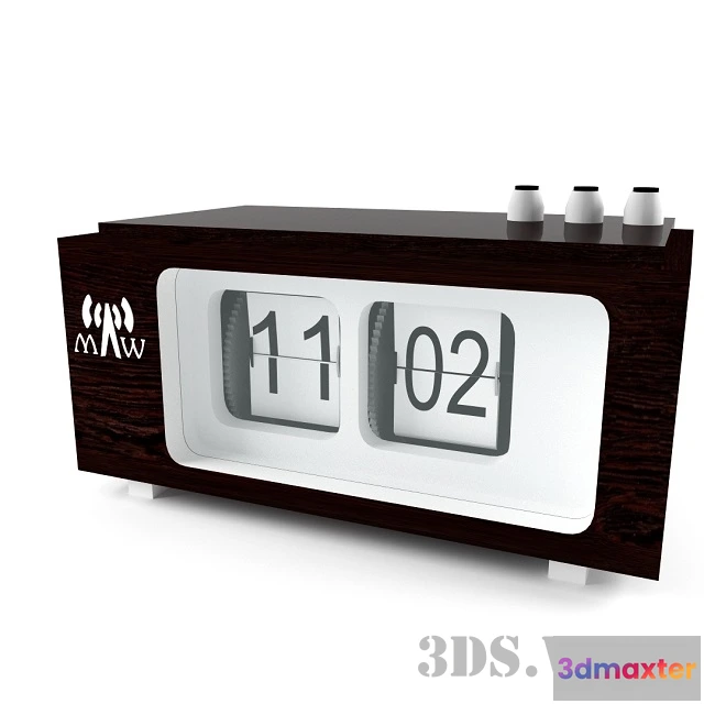 1667760 - technology - Часы Flip Clock 3D Max