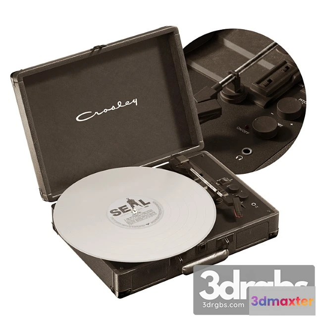 1064960 - Crosley uo exclusive black star cruiser bluetooth record player