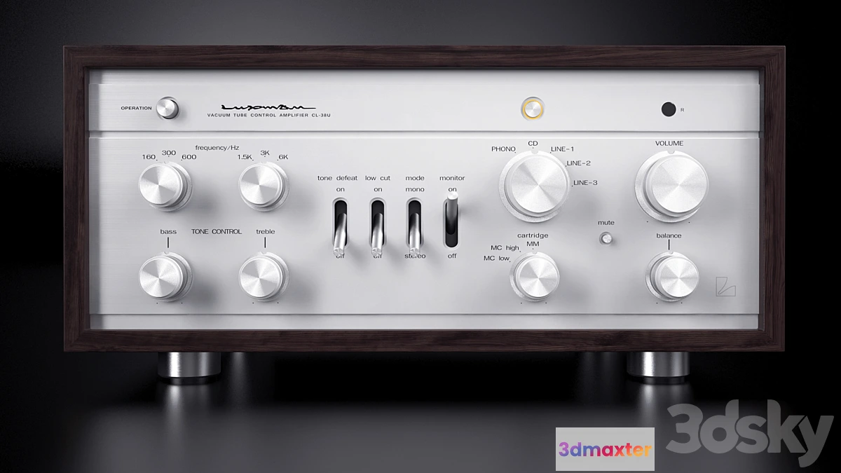 1291017 - Luxman CL-38U 3D Max