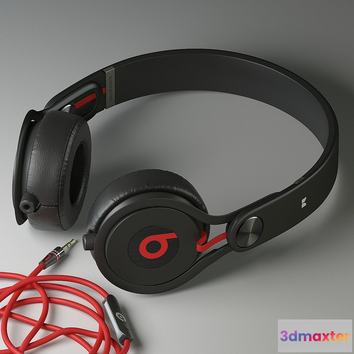 1291087 - Headphones Beats MIXR 3D Max