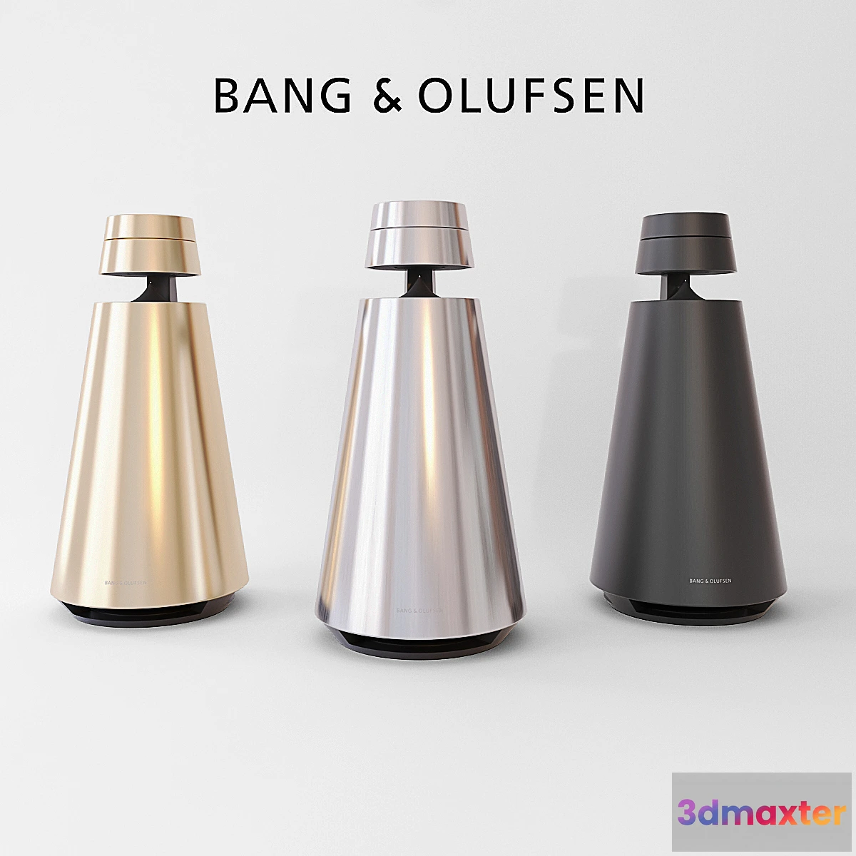 1309887 - Bang and Olusfen speaker 3D Max