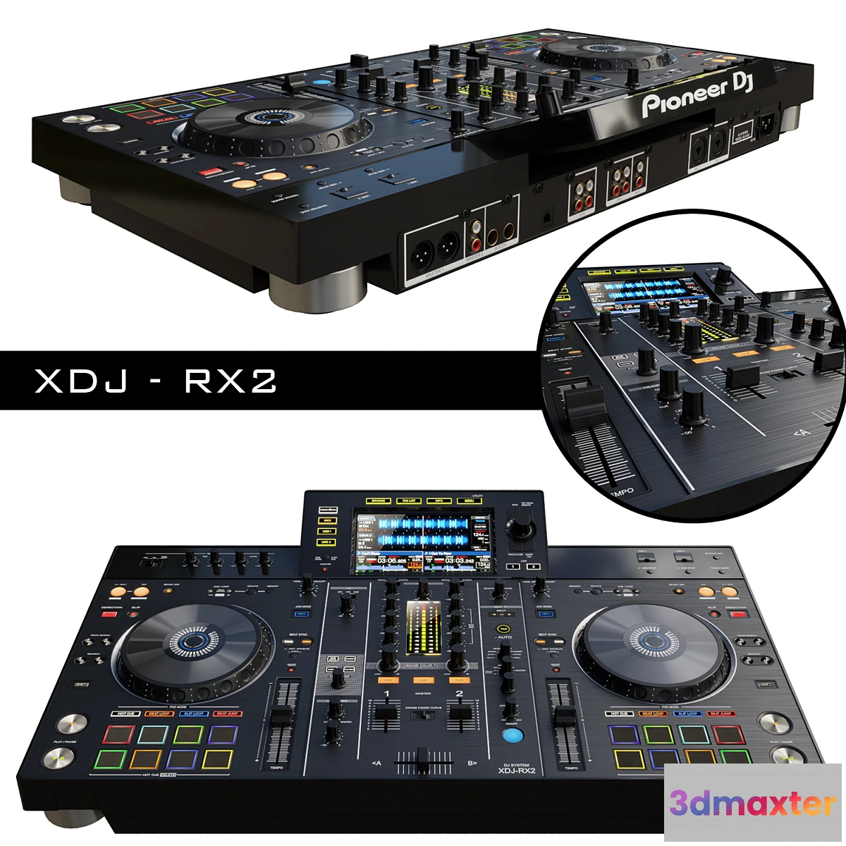 1322326 - DJ-SYSTEM PIONEER XDJ-RX2 3D Max