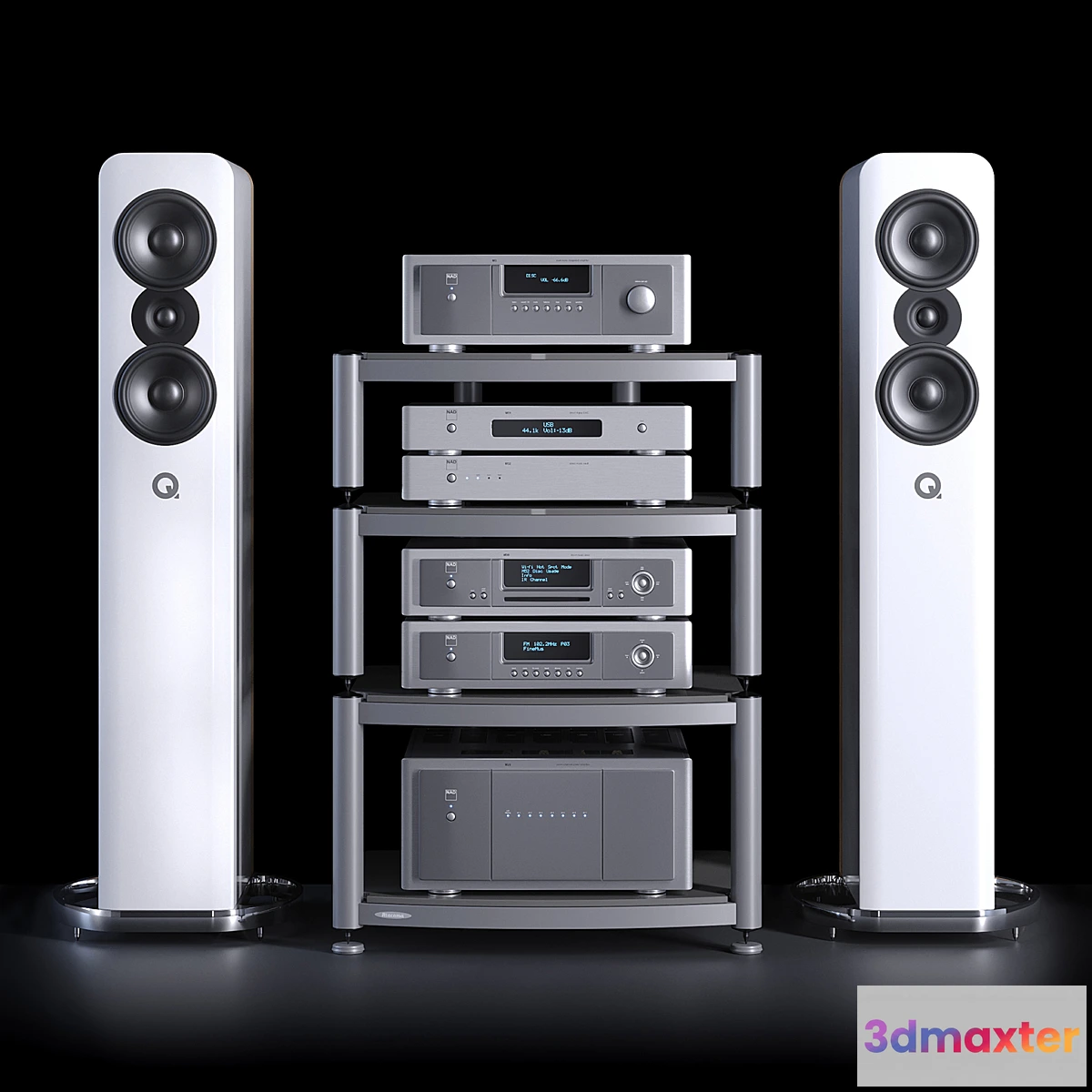 1327216 - Hi-fi kit NAD and Q acoustics 3D Max