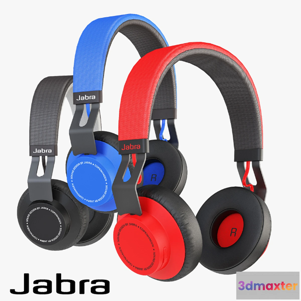 1328508 - Jabra move wireless headphones 3D Max