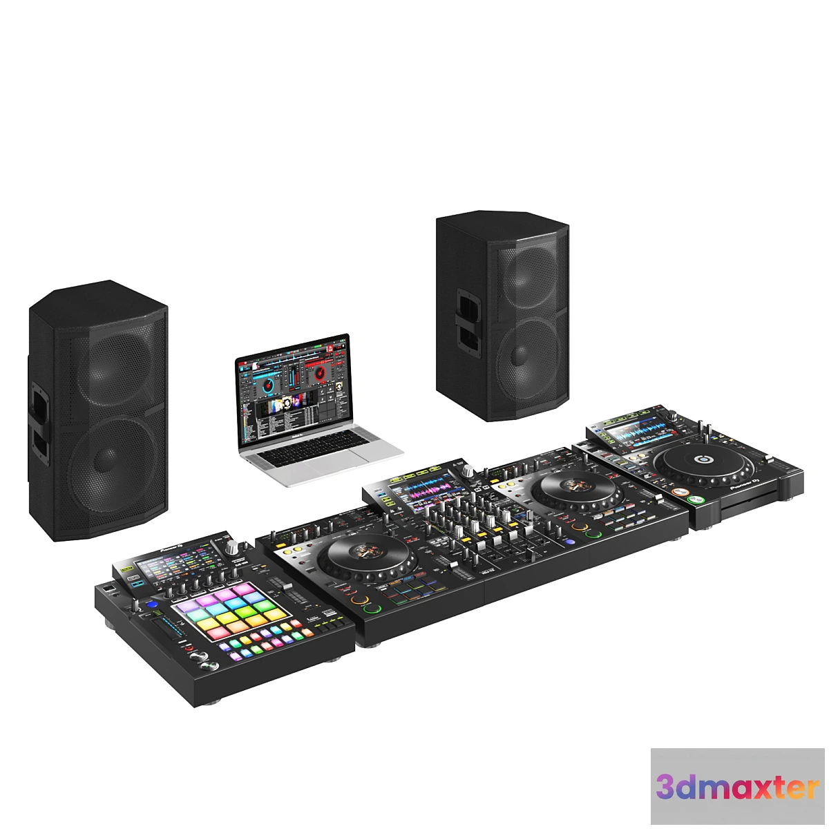 1346351 - Pioneer DJ Music Set 3D Max