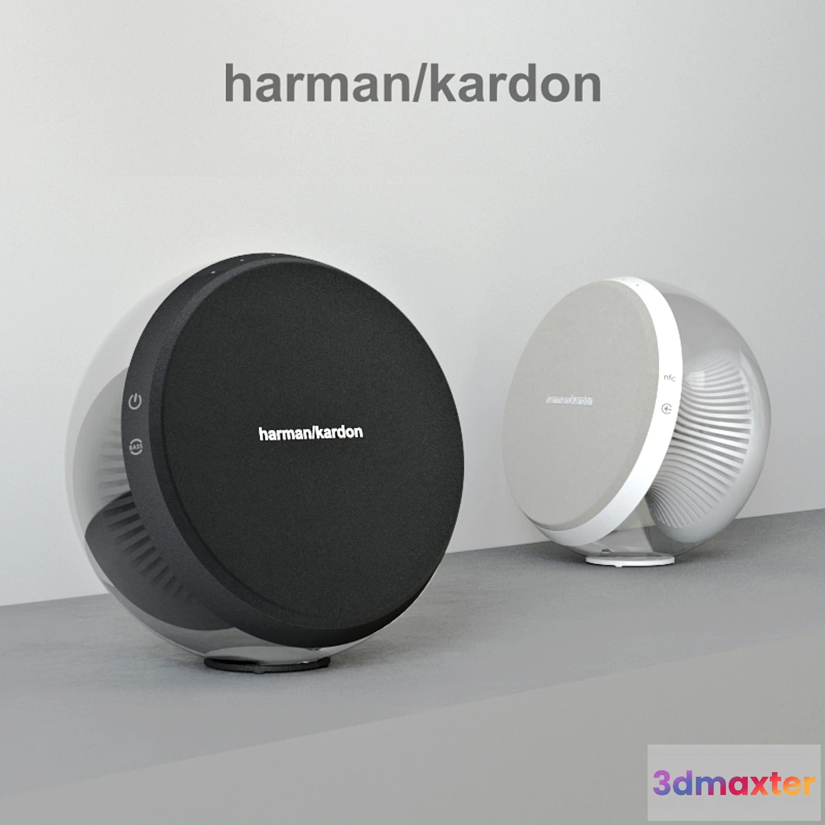 1401074 - Harman Kardon Nova Black & White 3D Max