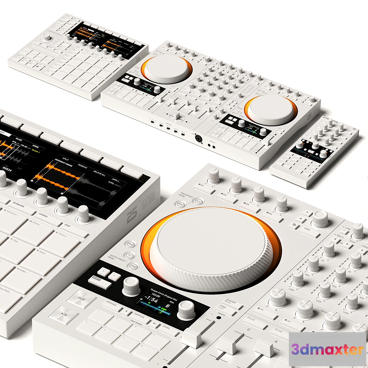 1411314 - DJ Controllers Native Instruments 3D Max